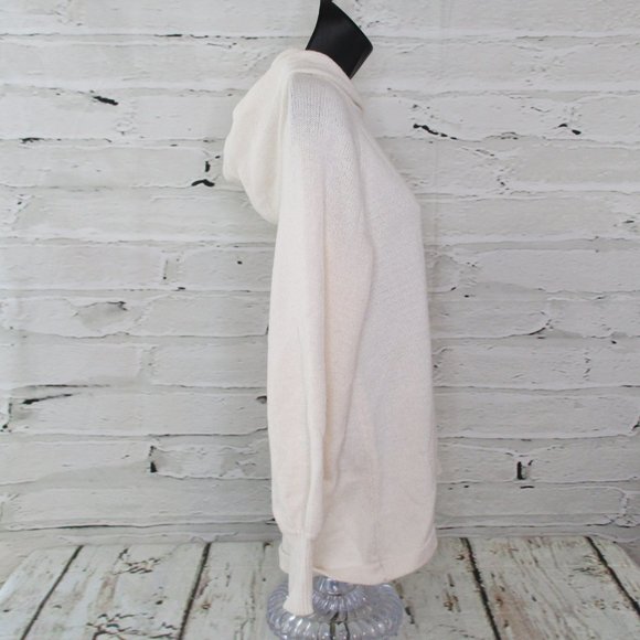 AnyBody Cozy Knit Pullover Hoodie Sweater - Picture 3 of 8